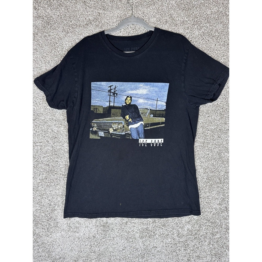 Ice Cube Boyz n‎ The Hood XL Movie Film T Shirt Short Sleeves Streetwear Casual